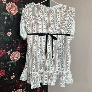For Love And Lemons White Lace Mini Dress